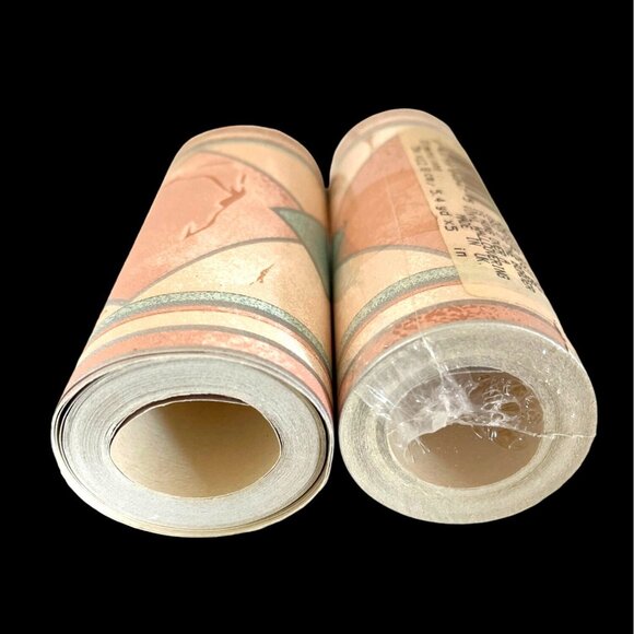 Wallpaper Border Southwestern Geometric Design 9 Rolls=48.6 Yards Vintage *READ* - Picture 12 of 15